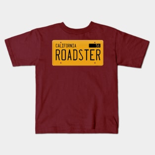 Roadster California Yellow License Plate Kids T-Shirt